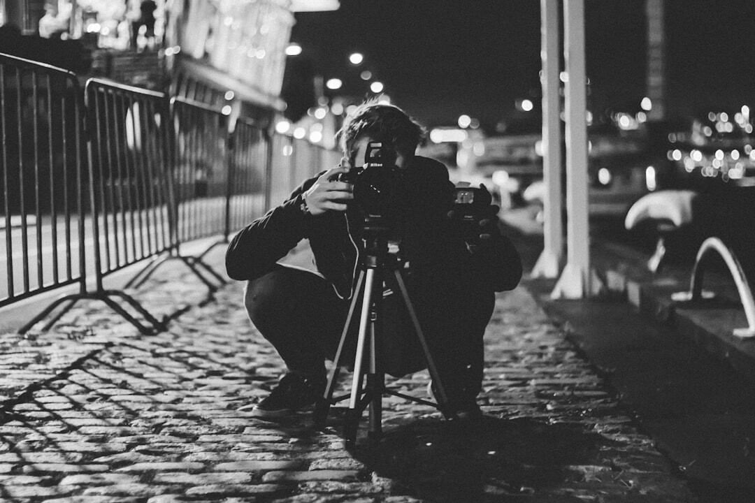 documentary photographer on street