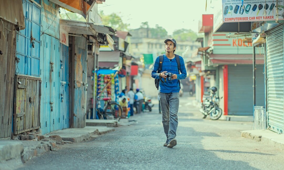 photographer on street